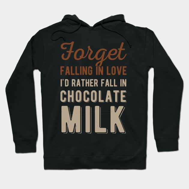 Funny Chocolate Milk Gifts Hoodie by Crea8Expressions
